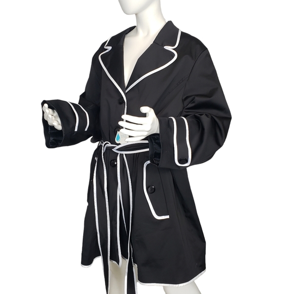 M.I.B Making It Big Water Resistant Belted Jacket Plus Size 4x - Picture 4 of 12